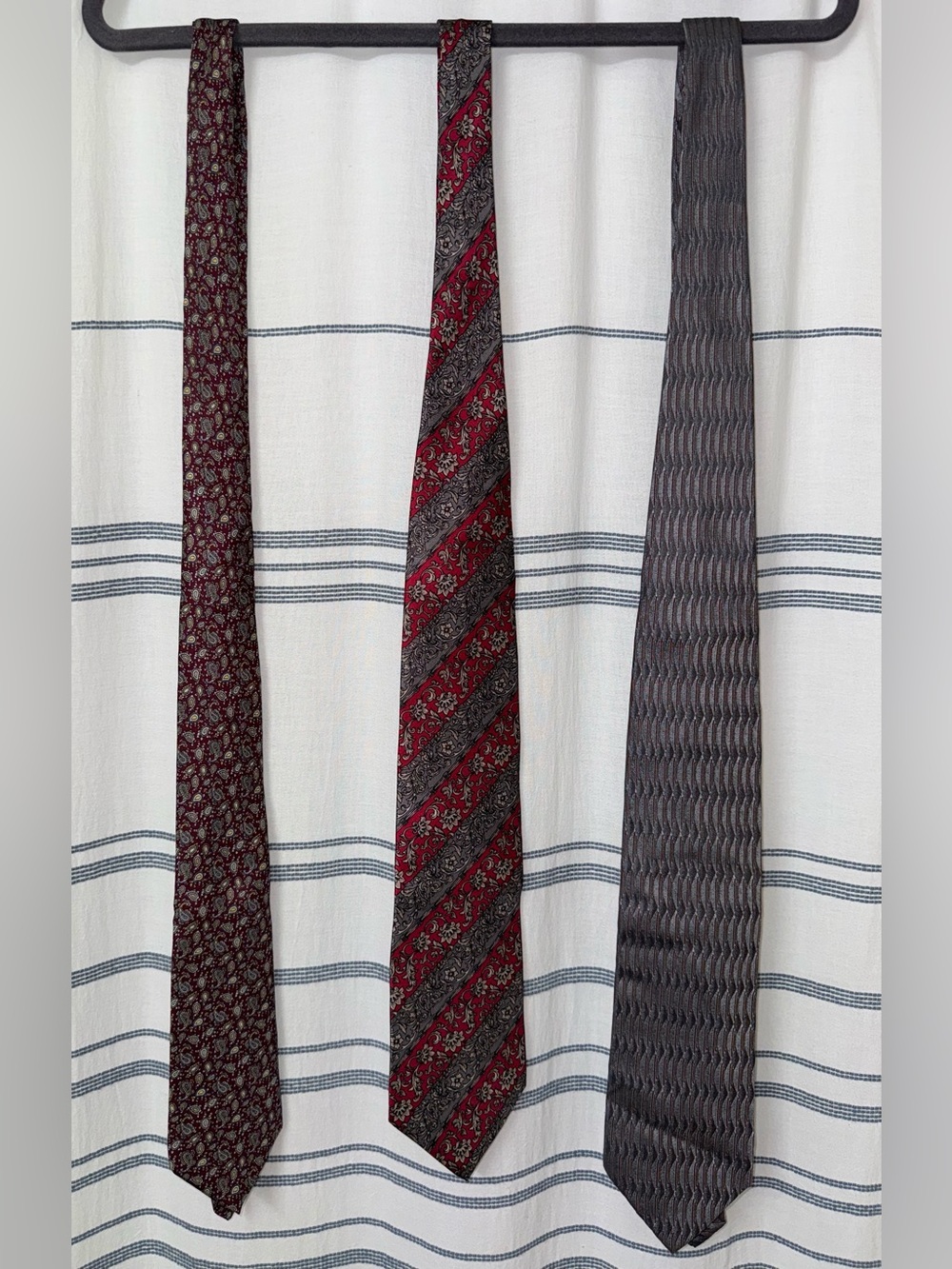 Vintage Silk Tie Lot • Christian Dior, Philippe Vendome & Villa Bolgheri